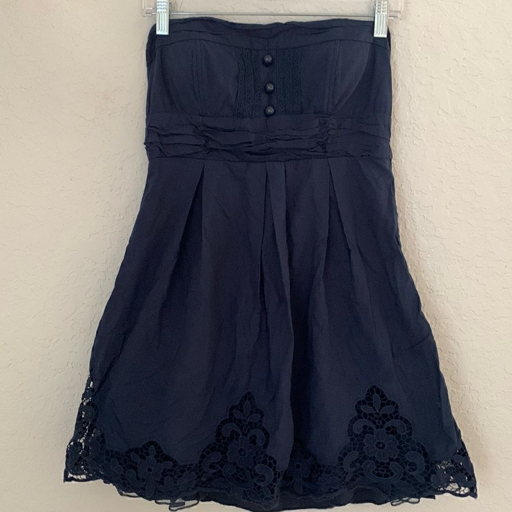 City Triangles Neckline Summer Mini Dress Top Size 11